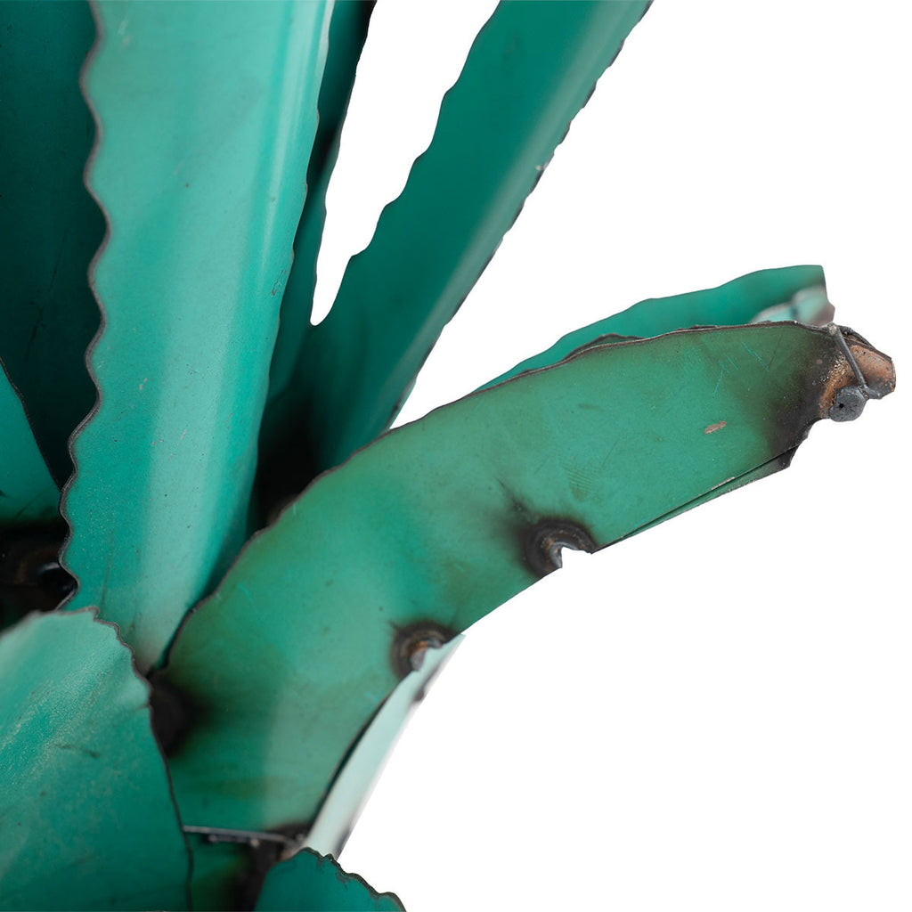 Turquoise Metal Cactus