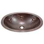 Longhorn Oval Copper Sink