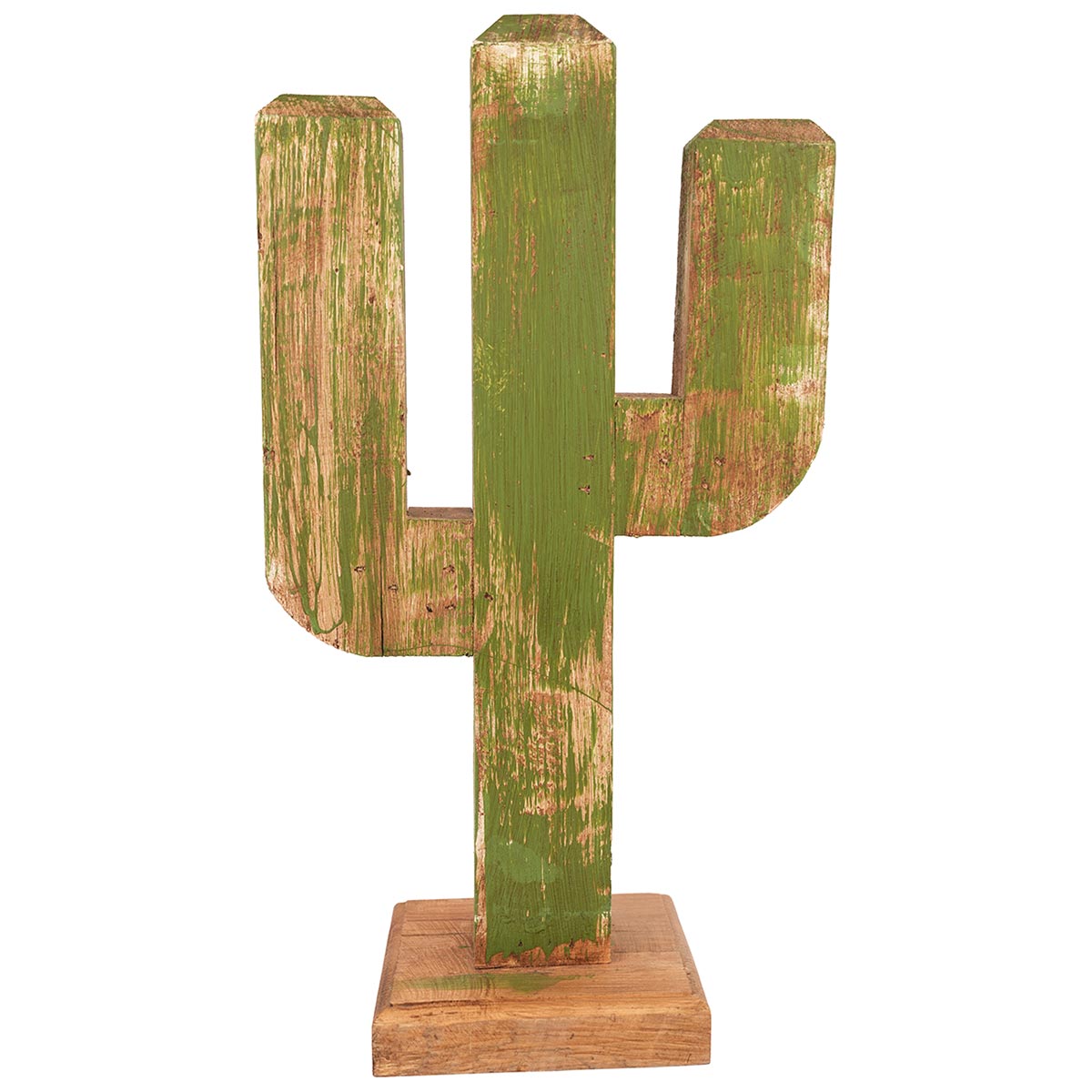 Dry Gulch Wood Cactus Sculpture