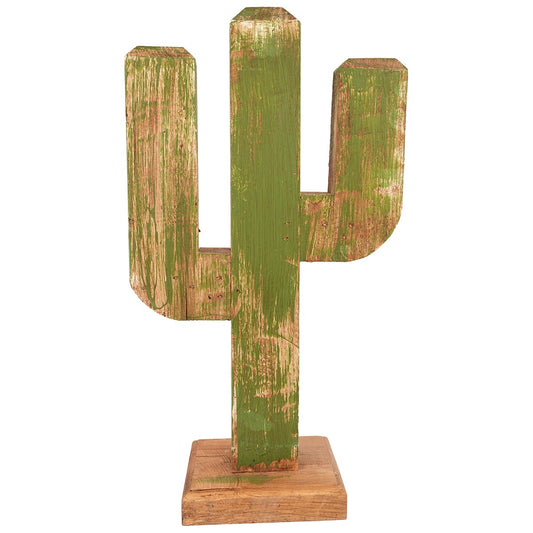 Dry Gulch Wood Cactus Sculpture
