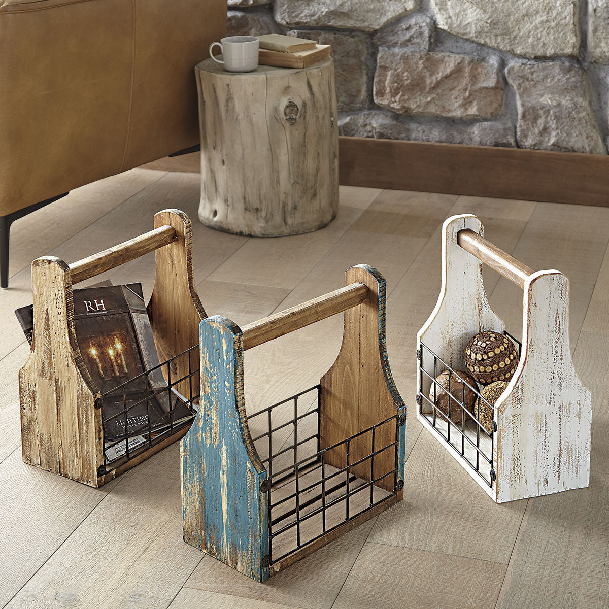 Southwestern Storage Organizer - White