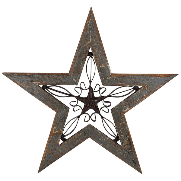 Sierra Star Wood Wall Decor