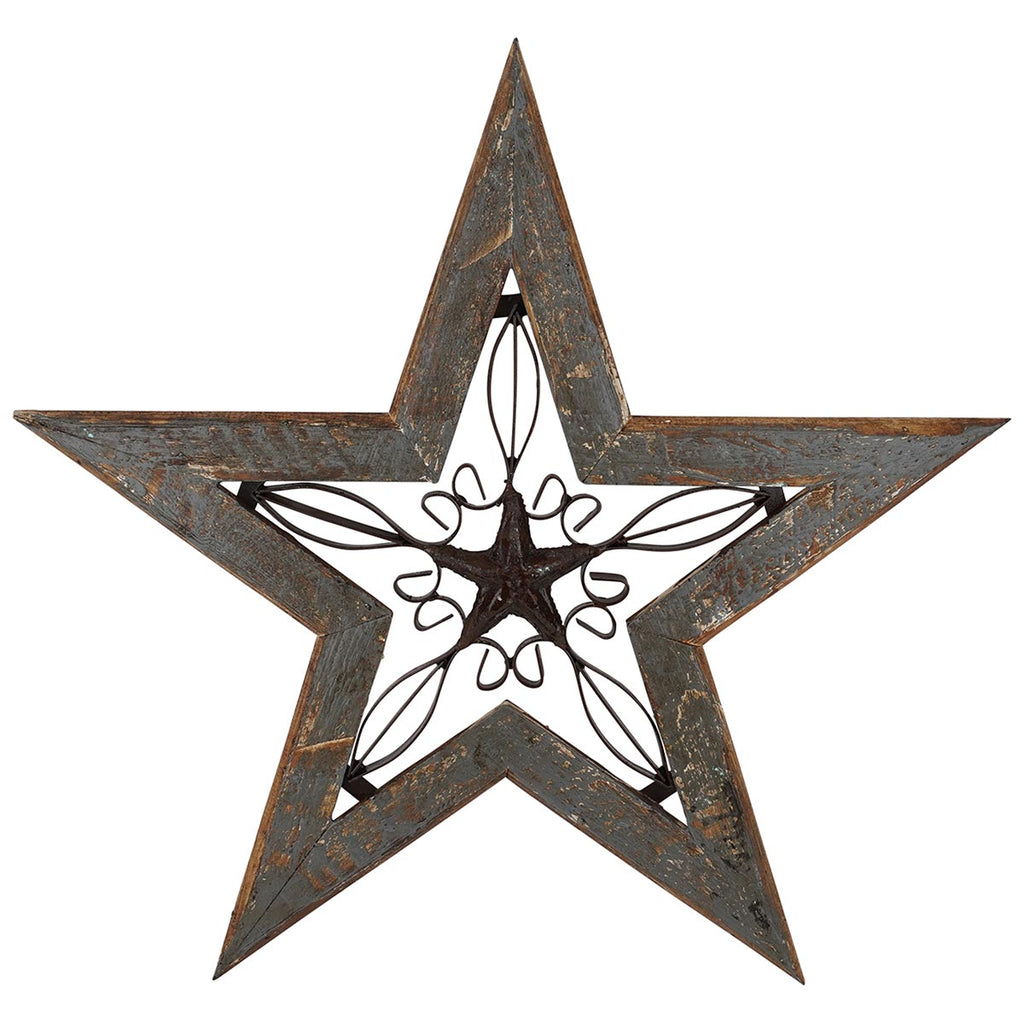 Sierra Star Wood Wall Decor