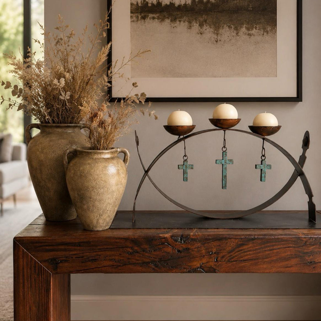 Las Cruces Candle Holder