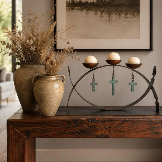 Las Cruces Candle Holder