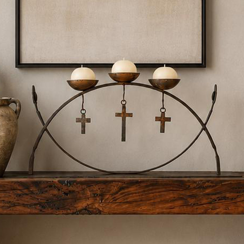 Las Cruces Candle Holder