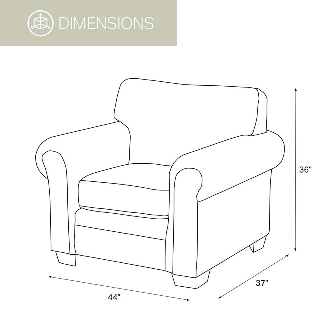 Mustang Band Armchair & Ottoman