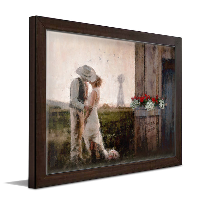 Prairie Romance Framed Print