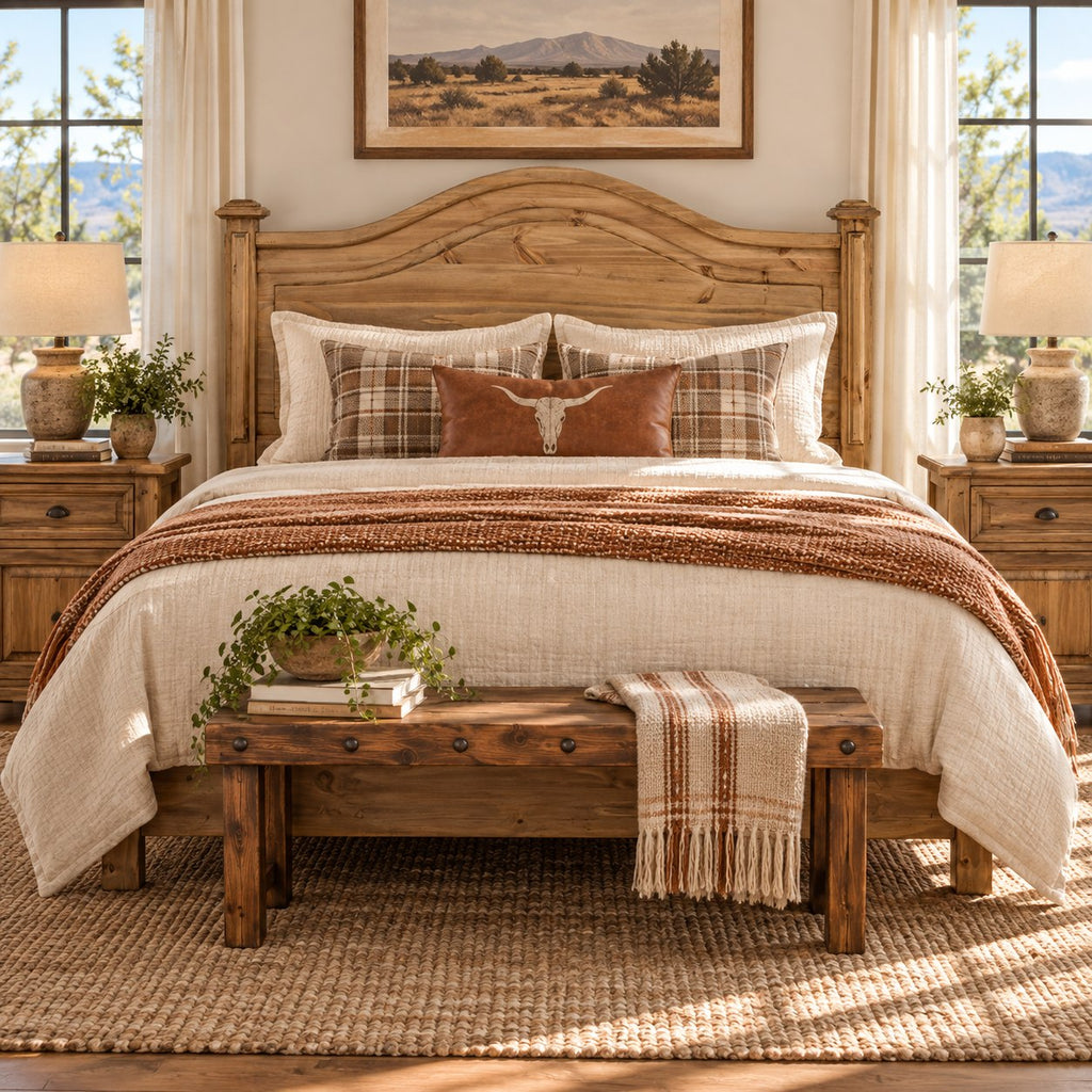 Frankie Honey Headboard - Queen