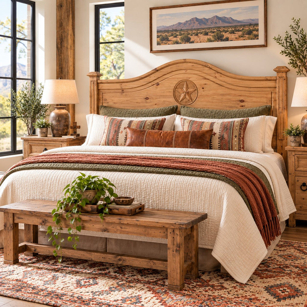 Frankie Star Honey Headboard - King