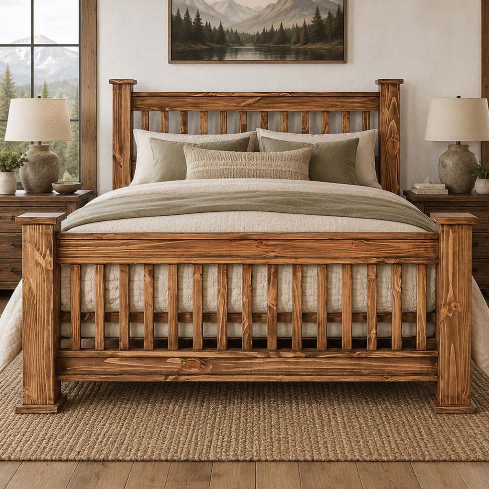 Royal Journey Brown Bed - King