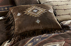 Fringed Diamond Pillow