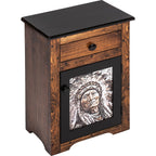 Chief Cloud Walnut-Finished Nightstand