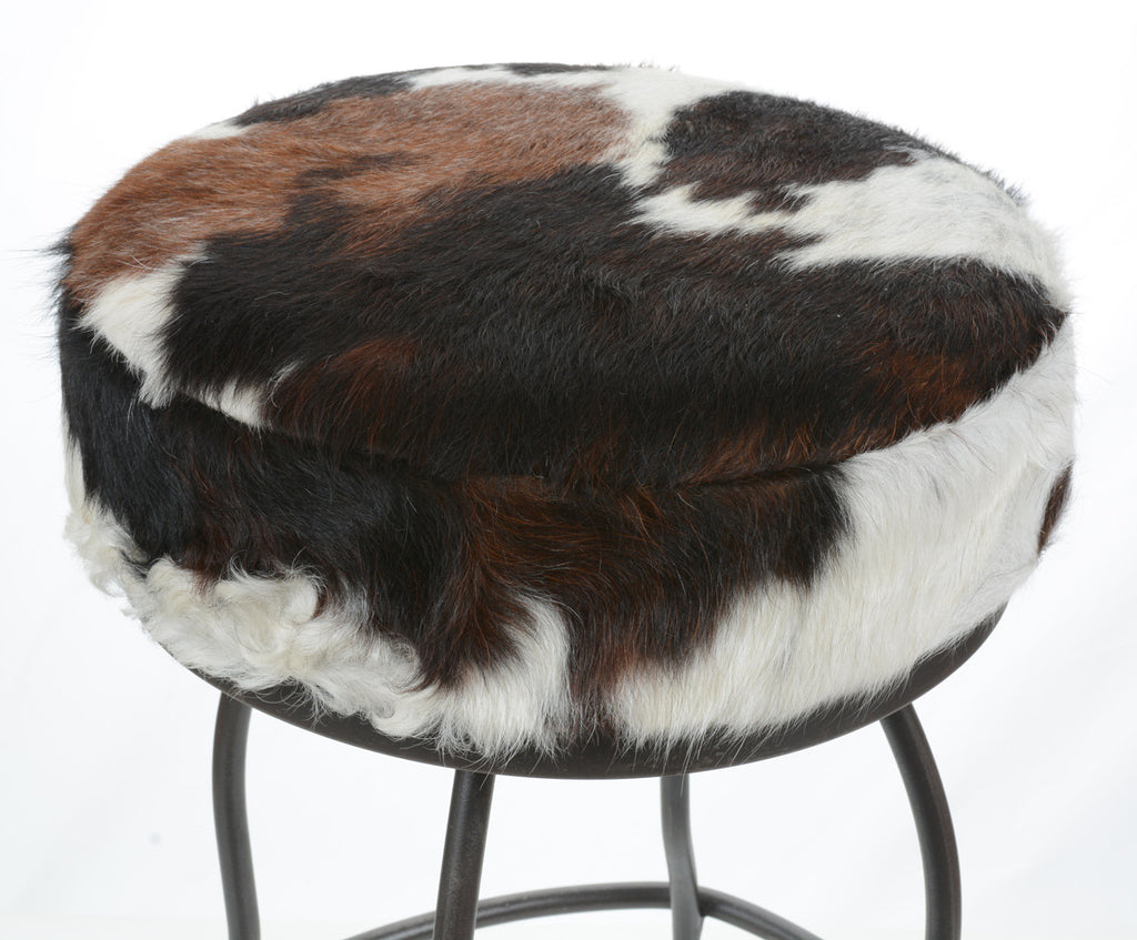Vaquero 26 Inch Cowhide Barstool - OVERSTOCK
