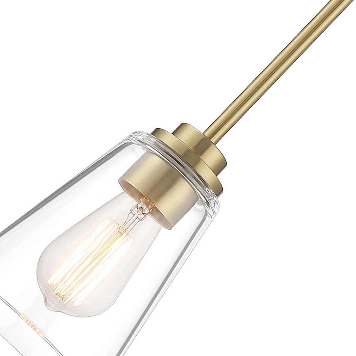 Delphi Brass Pendant Light