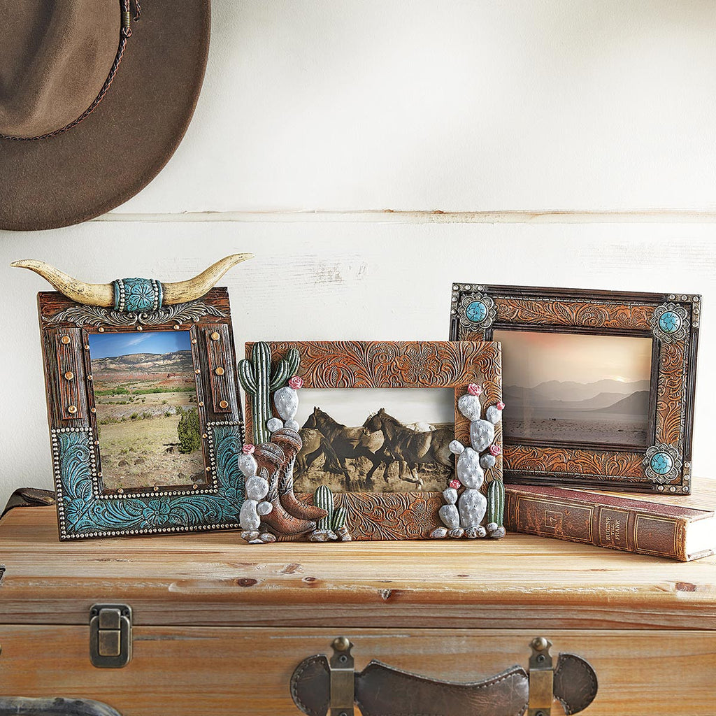 Boots & Cactus Photo Frame