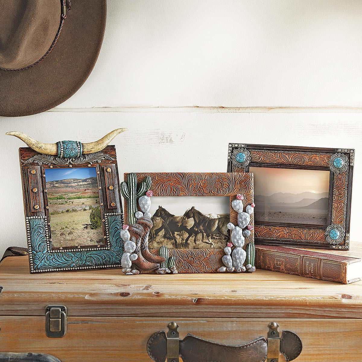 Boots & Cactus Photo Frame