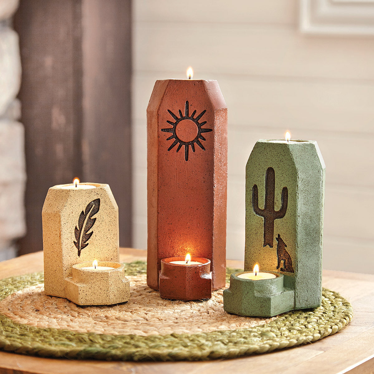 Desert Whisper Candle Holders