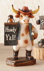 Howdy Trail Longhorn Figurine