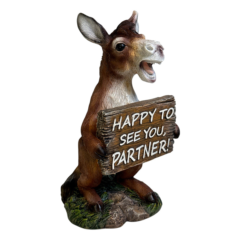 Howdy Trail Donkey Figurine