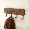 Cowboy Brands Leather Style Wall Hooks