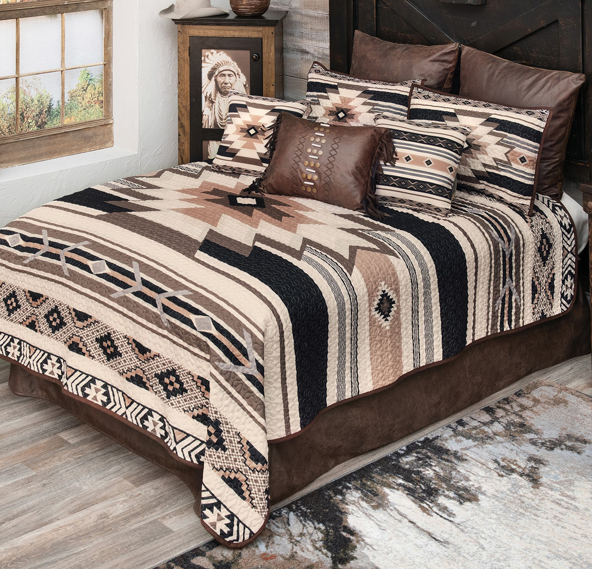 Sunset Crossing Quilt Bedding Collection
