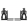 Cowboy Standoff Metal Bookends