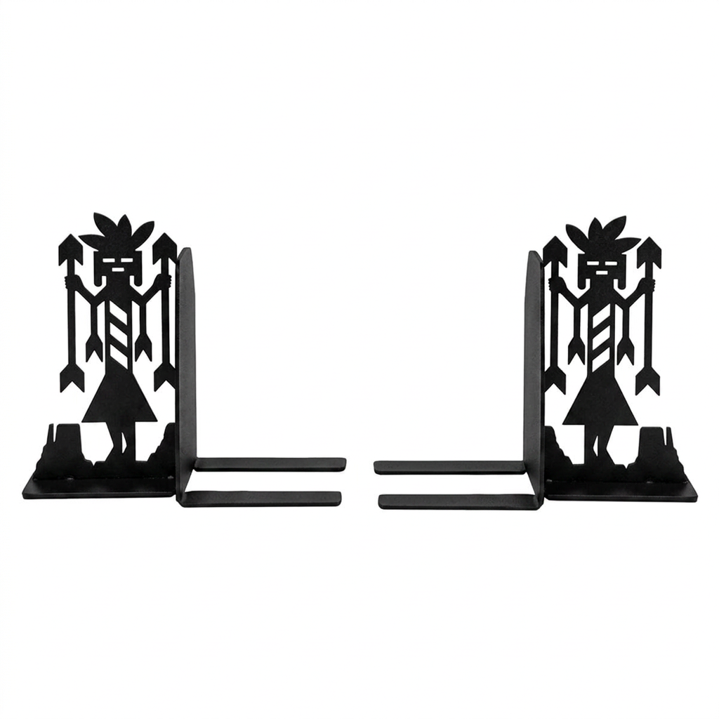 Protective Spirits Metal Bookends