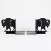 Roaming Buffalo Metal Bookends