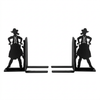 Cowgirl Draw Metal Bookends