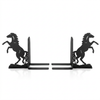 Rearing Stallion Metal Bookends
