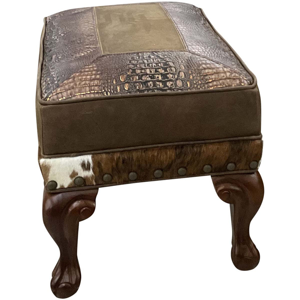 Textured Scales Ottoman