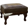 Textured Scales Ottoman
