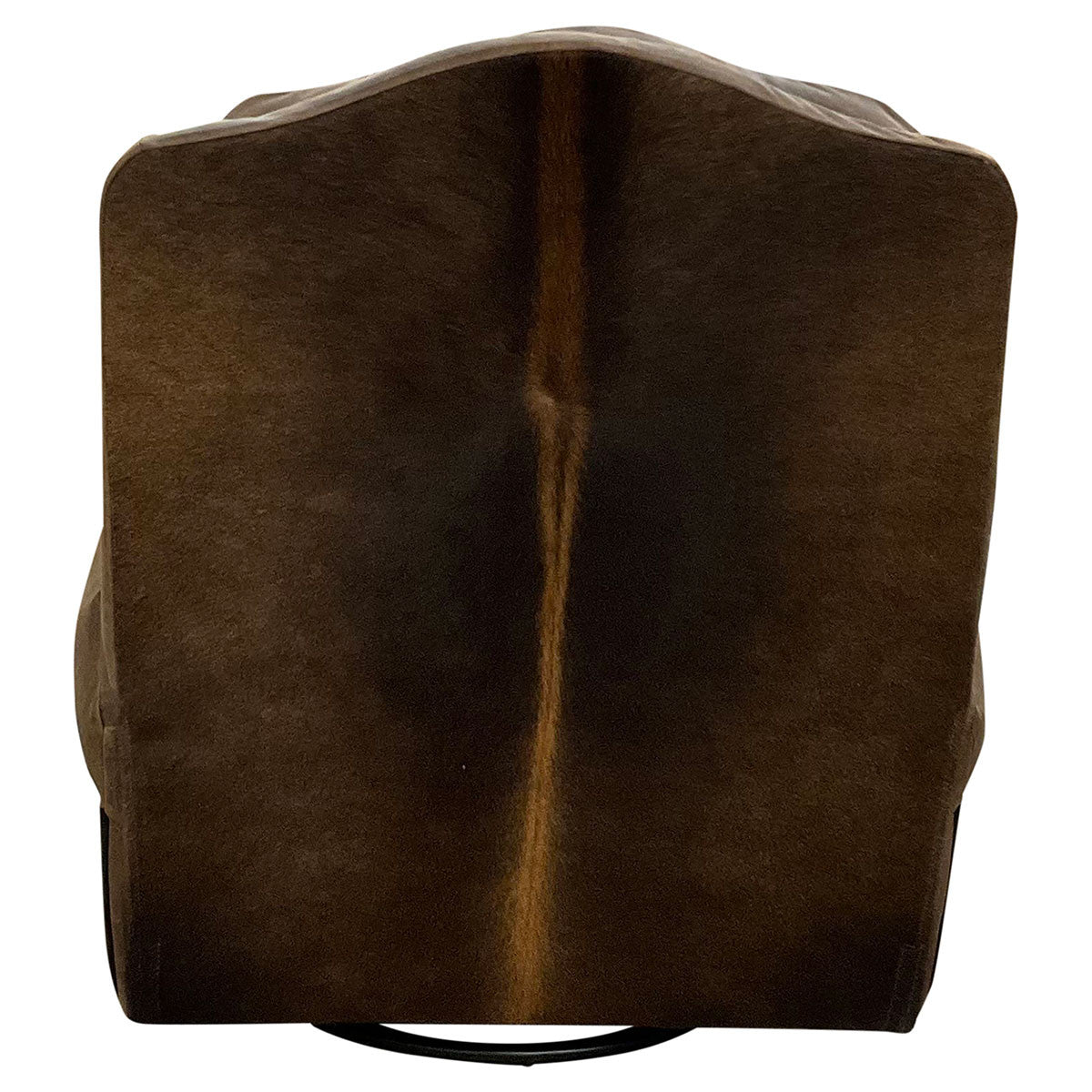 Frontiersman Swivel Recliner - Cora Sierra Leather & Gator Cognac Leather