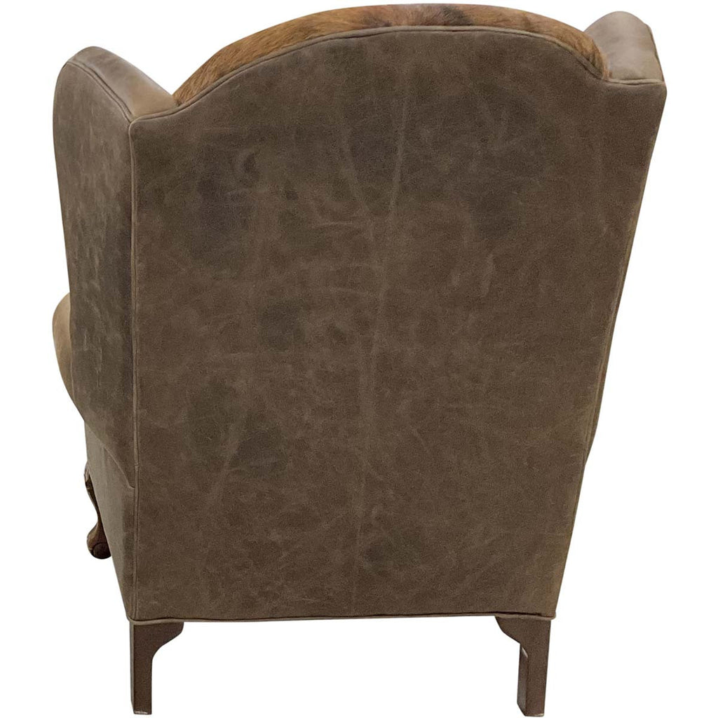 Textured Scales Wingback Chair