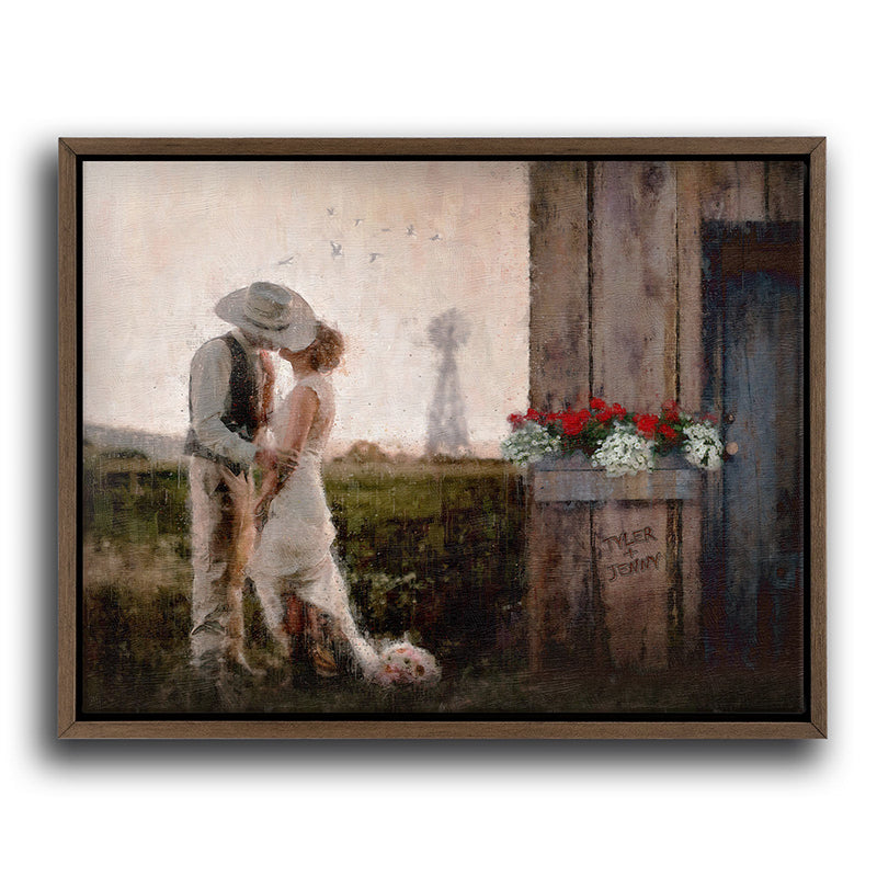 Prairie Romance Framed Canvas - Small