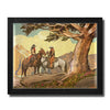 Cowboy & Cowgirl Personalized Framed Print