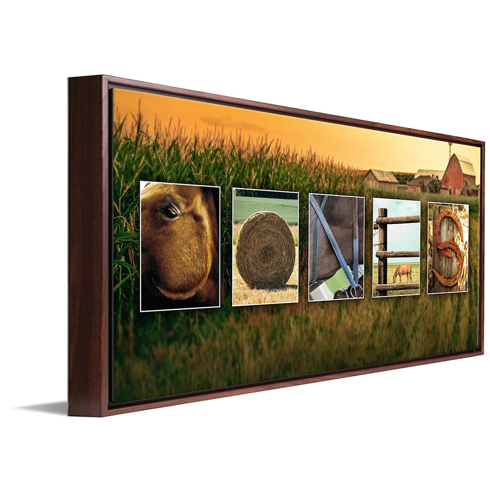 Horse Farm Personalized Wall Art