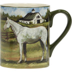 Horse Farm Mugs - Set of 4