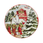 Holiday Haven Dessert Plates - Set of 4