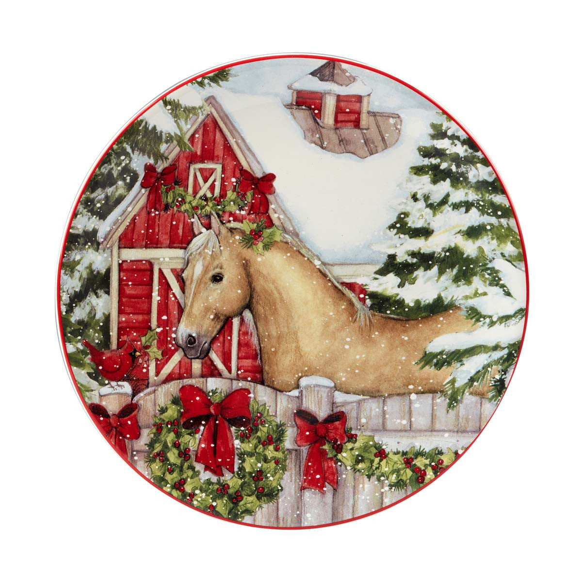 Holiday Haven Dessert Plates - Set of 4