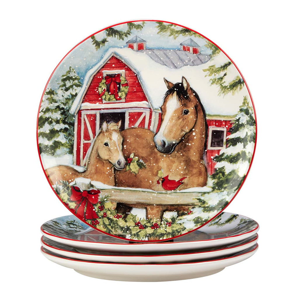 Holiday Haven Dinnerware Set - 16 pcs