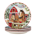 Holiday Haven Dinnerware Set - 16 pcs