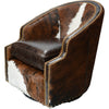 Rodeo Cowhide Swivel Chair