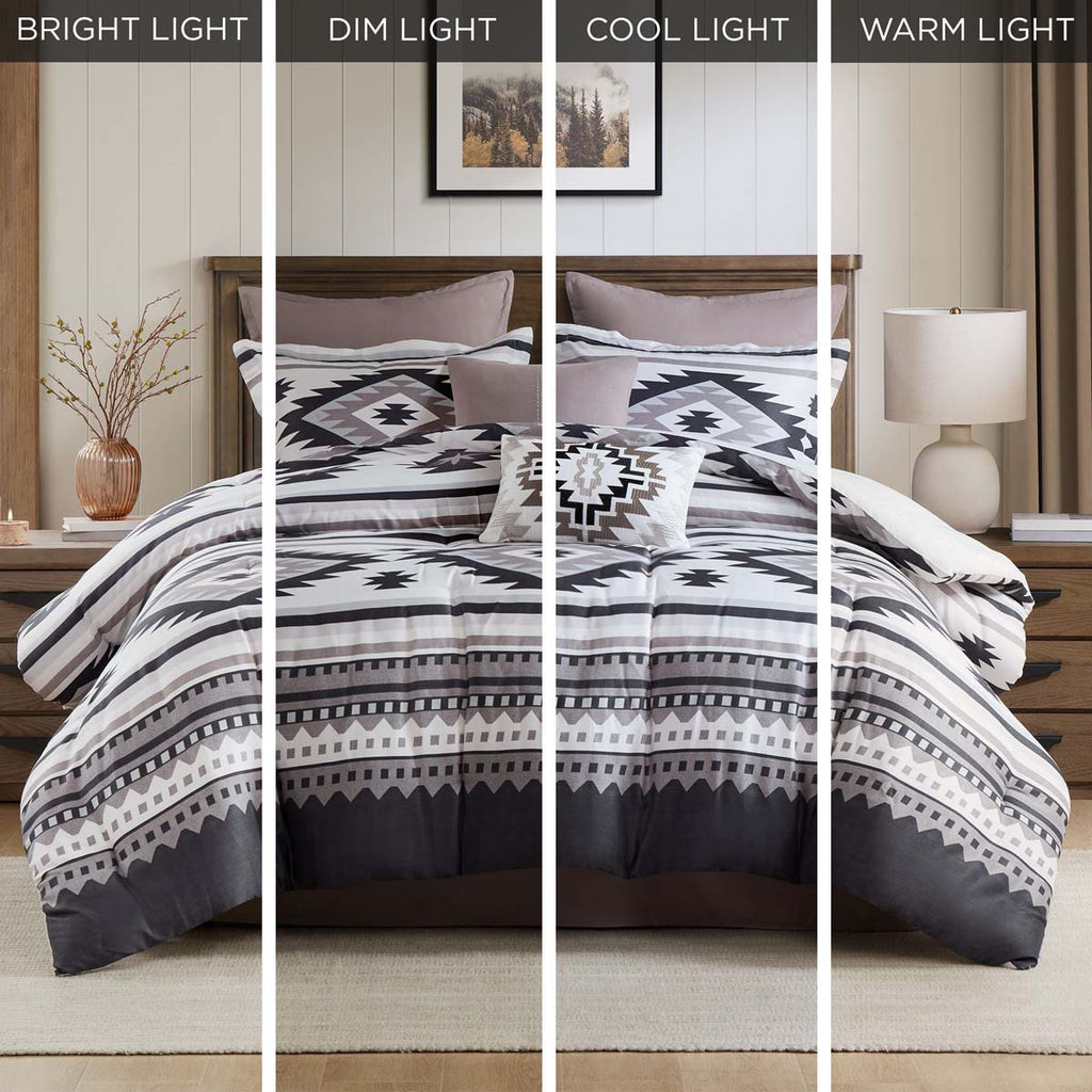 Santa Fe Horizon 8 Piece Comforter Set - King
