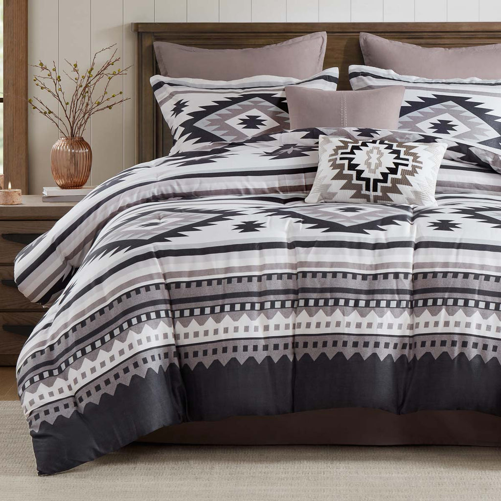 Santa Fe Horizon 8 Piece Comforter Set - Cal King