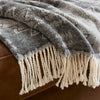 Manitoba Cotton Blend Gray Throw