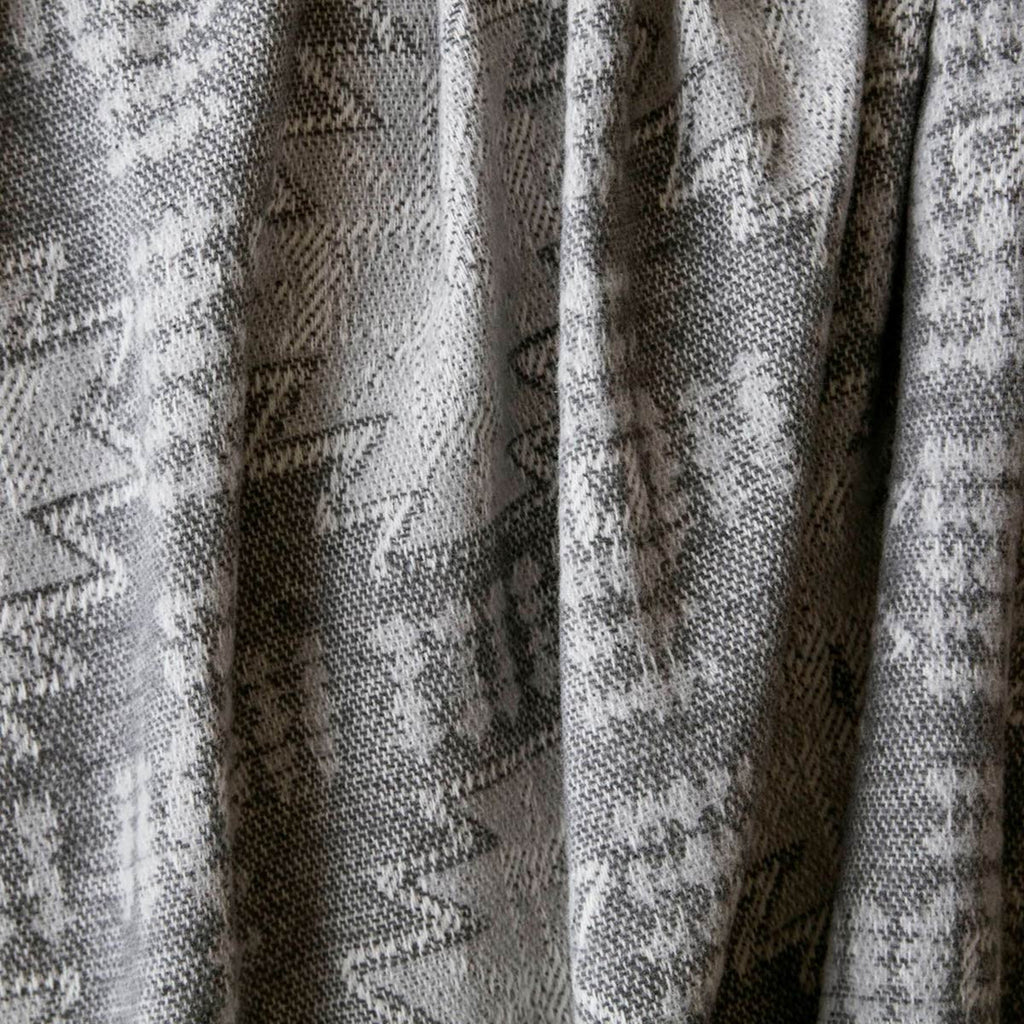 Manitoba Cotton Blend Gray Throw
