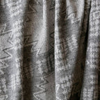Manitoba Cotton Blend Gray Throw