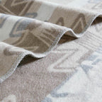 Manitoba Cotton Blend Neutral Blanket - Twin